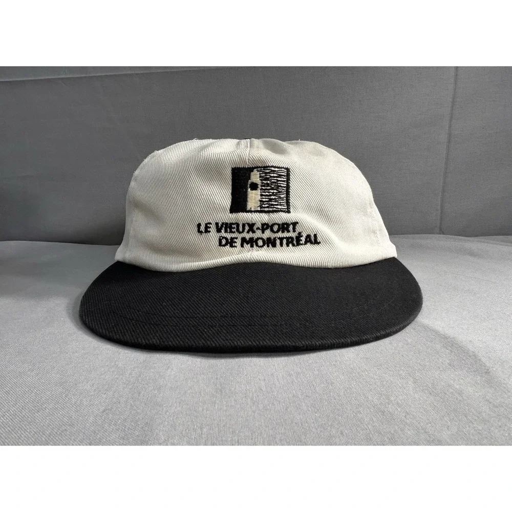 Vintage Le Vieux Port De Montreal‎ Canada Hat Cap Adjustable